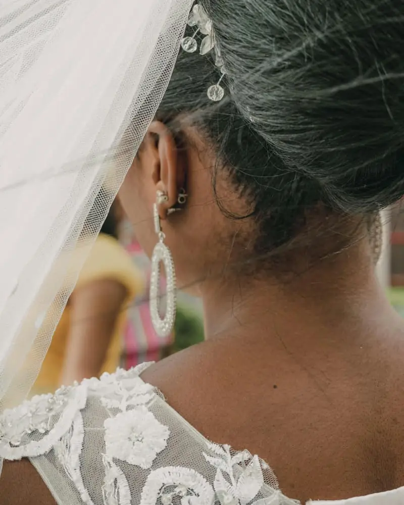 Recogido bajo de novia — por Cristina López en Esem Hair